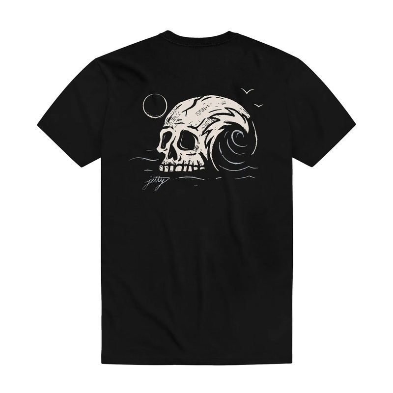 Jetty Crush Men’s S/S T-Shirt – Black