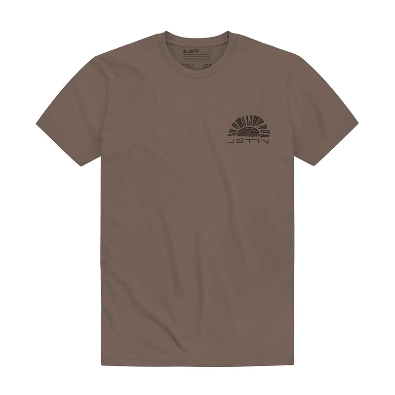 Jetty Nearshore Men’s S/S T-Shirt – Brown