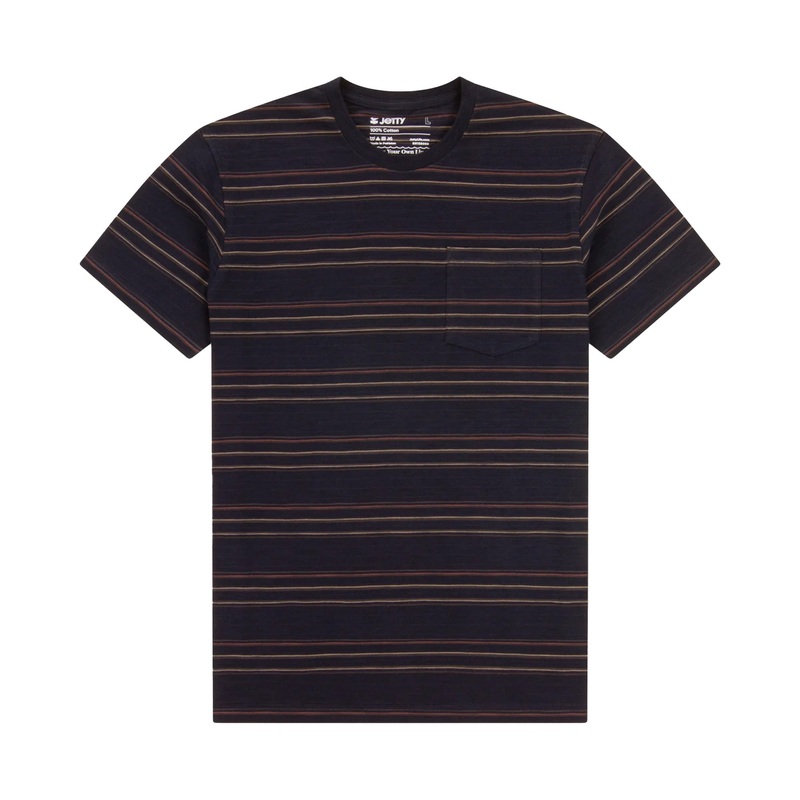 Jetty Pehala Slub Premium Men’s S/S T-Shirt – Navy