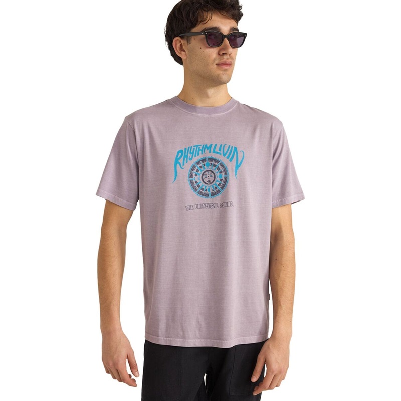 Rhythm Universal Sound Vintage Men’s S/S T-Shirt – Plum