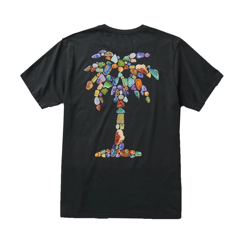 Roark Opal Palm Men’s S/S T-Shirt – Black