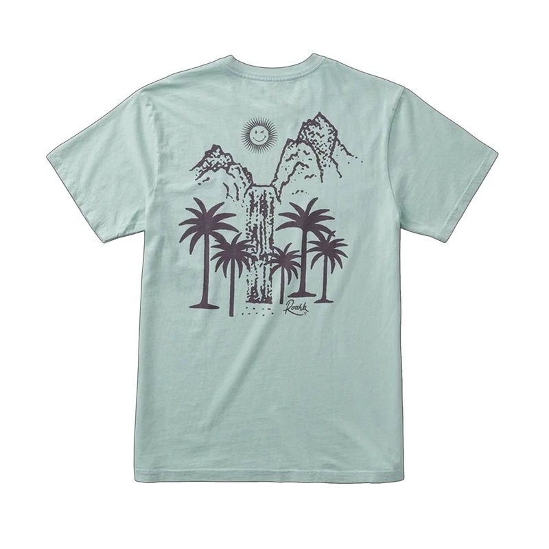 Roark Palm Gorge Men’s S/S T-Shirt – Harbor