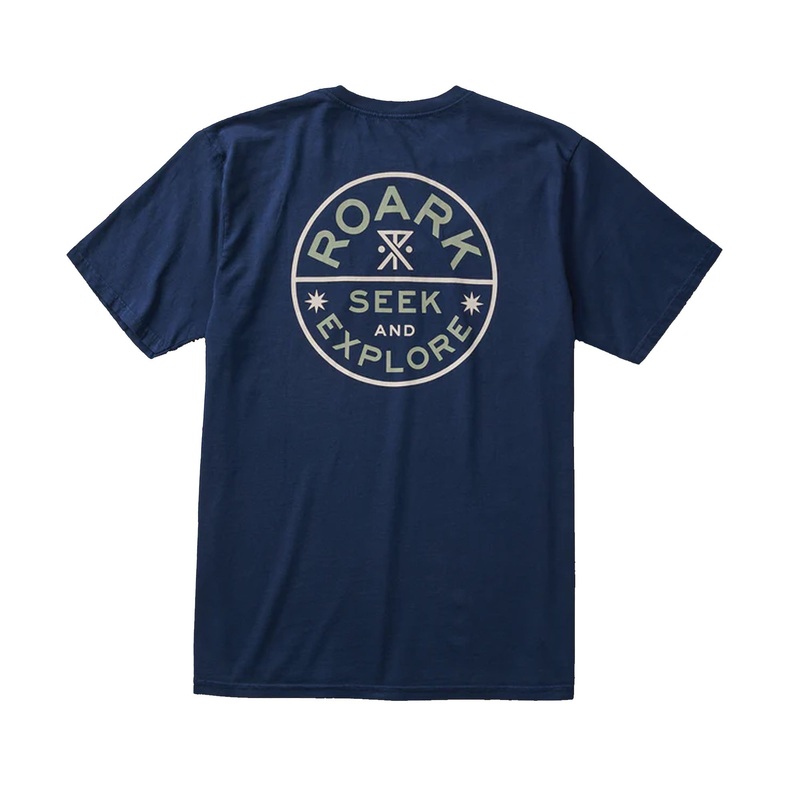 Roark Seek & Explore Signet Men’s S/S T-Shirt – Navy