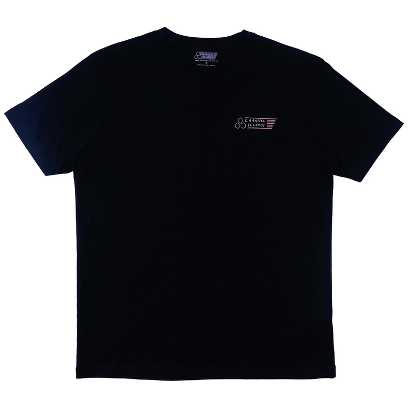 Channel Islands Bad Flag Men’s S/S T-Shirt – Black/Clay