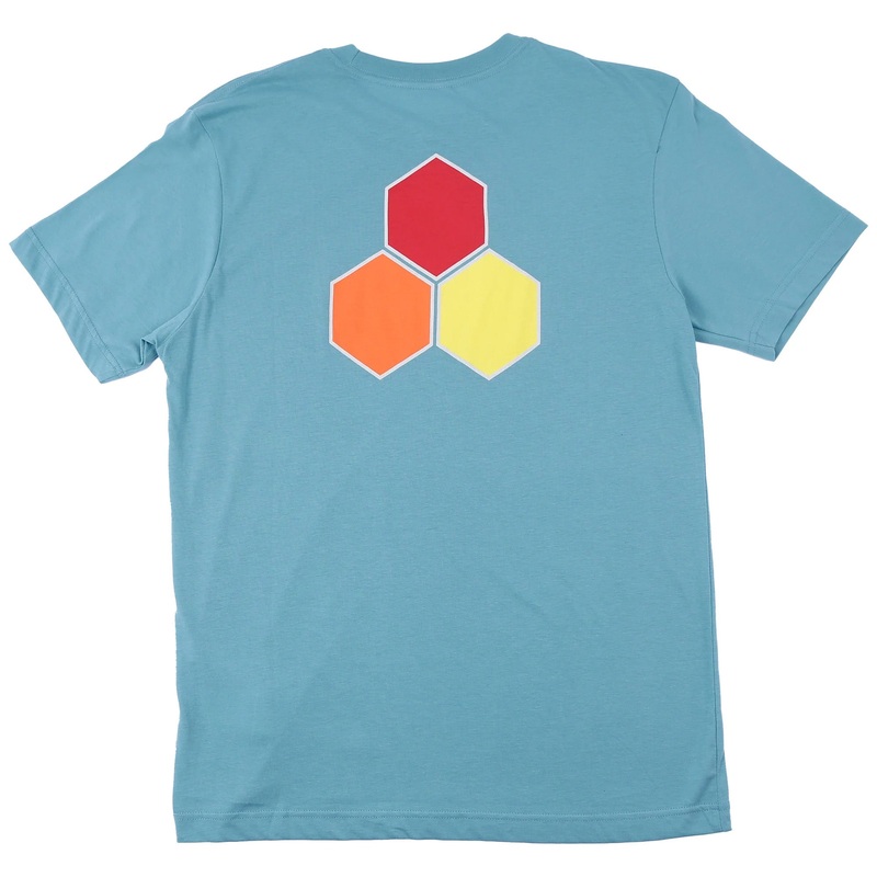 Channel Islands Classic Hex Men’s S/S T-Shirt – Aqua