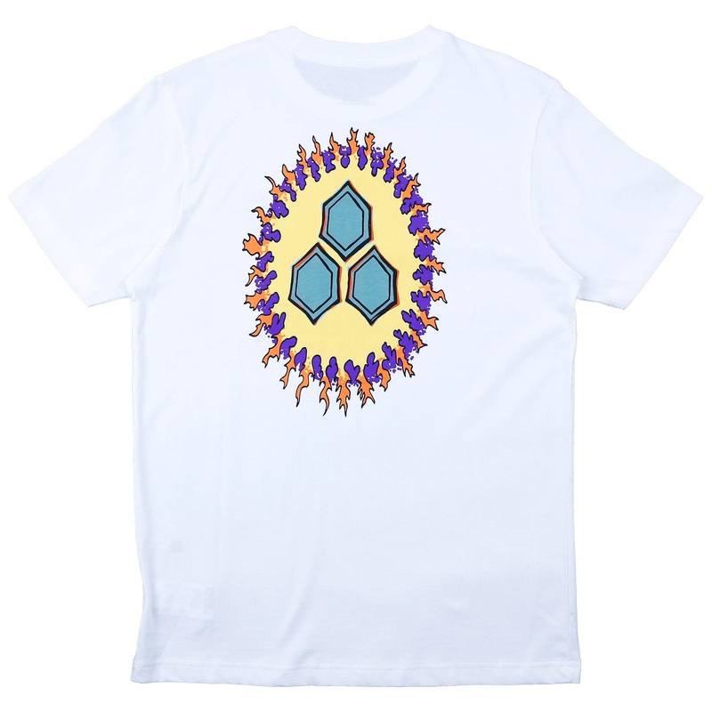 Channel Islands Merrick Circle Fire Men’s S/S T-Shirt – White