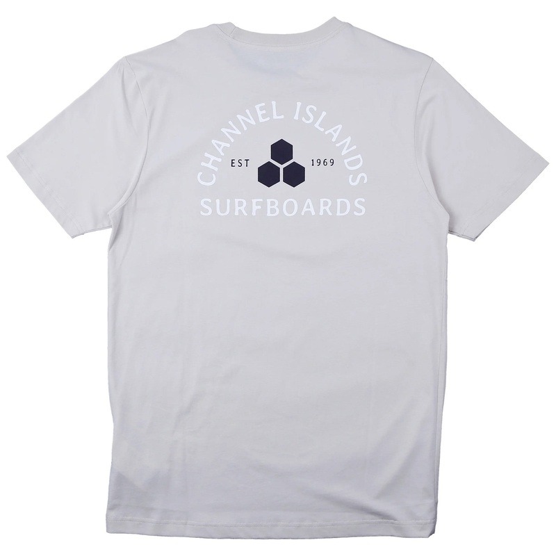 Channel Islands Quality Goods Men’s S/S T-Shirt – Cloud/Charcoal