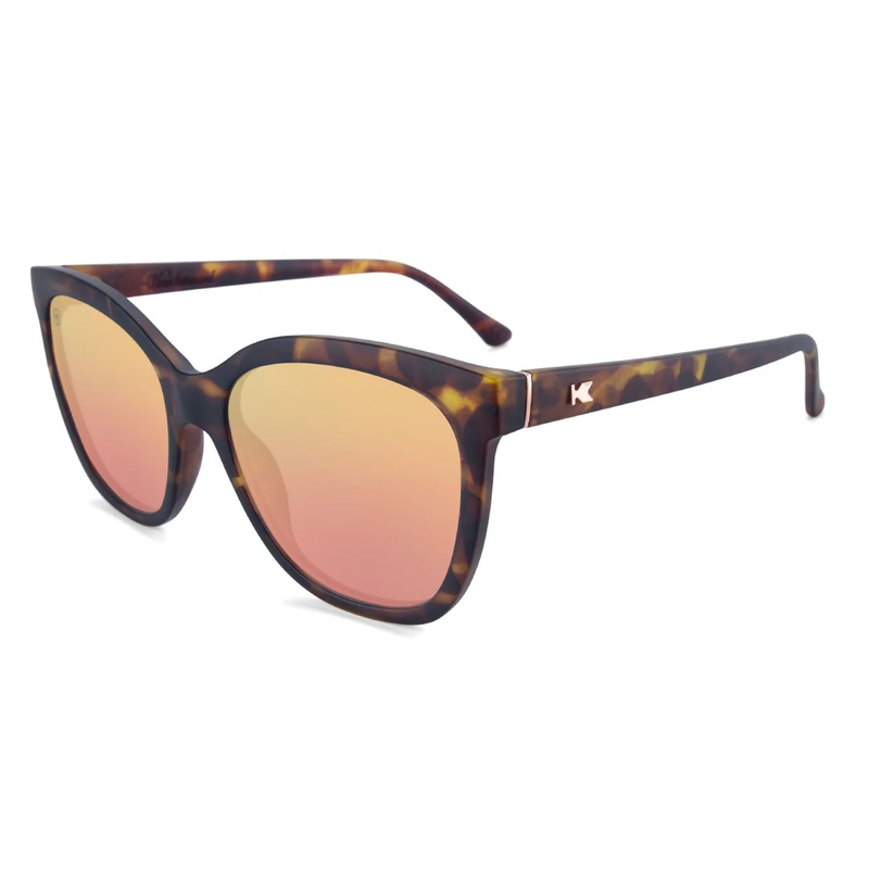 Knockaround Deja Views Women’s Sunglasses – Matte Tortoise Shell/Rose Gold Polarized