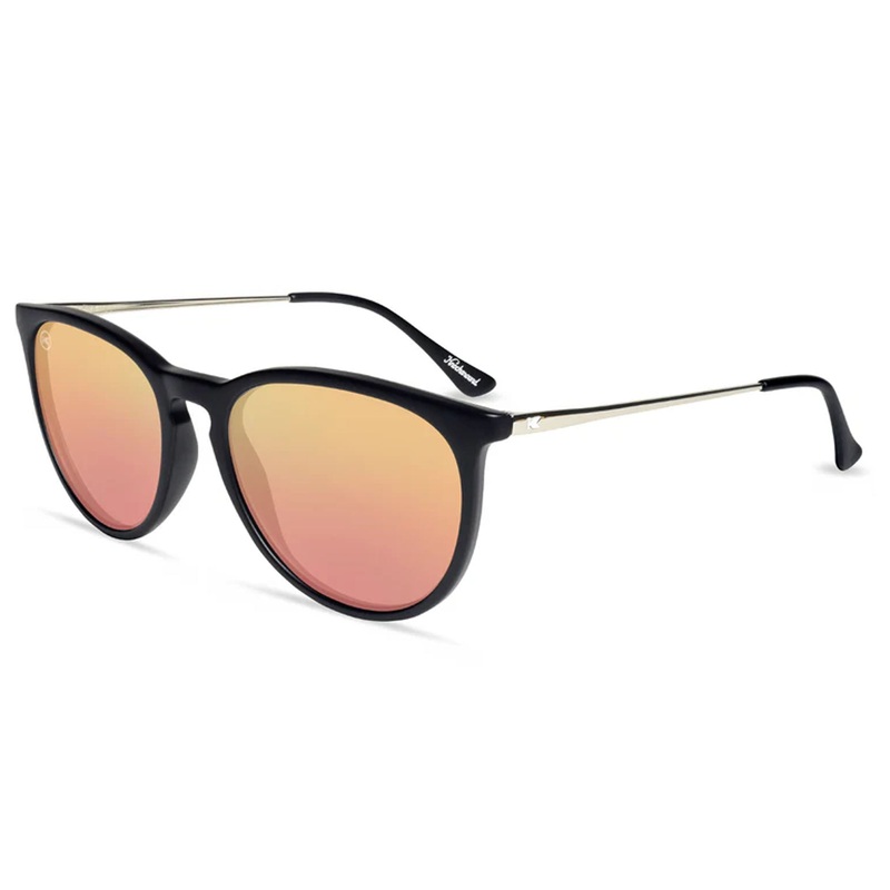 Knockaround Mary Janes Women’s Sunglasses – Matte Black/Rose Gold Polarized