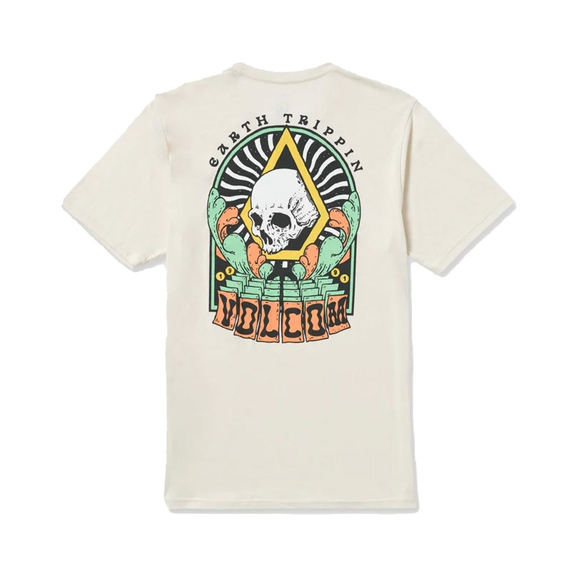 Volcom Arched Men’s S/S T-Shirt – Off White Heather