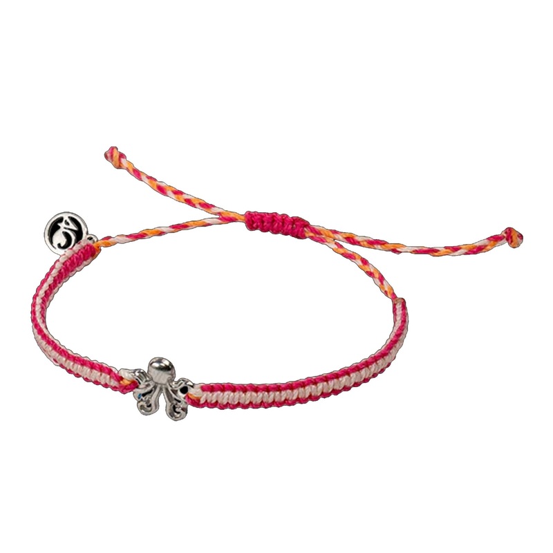 4Ocean Respect The Locals Octopus Bracelet – Red