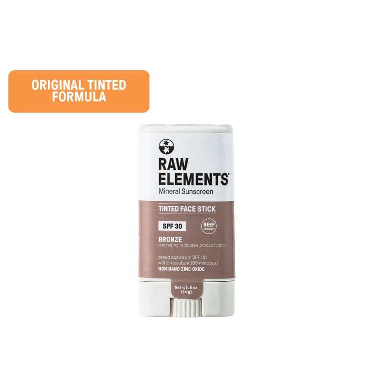 Raw Elements SPF 30 Tinted Face Stick Sunscreen – Bronze