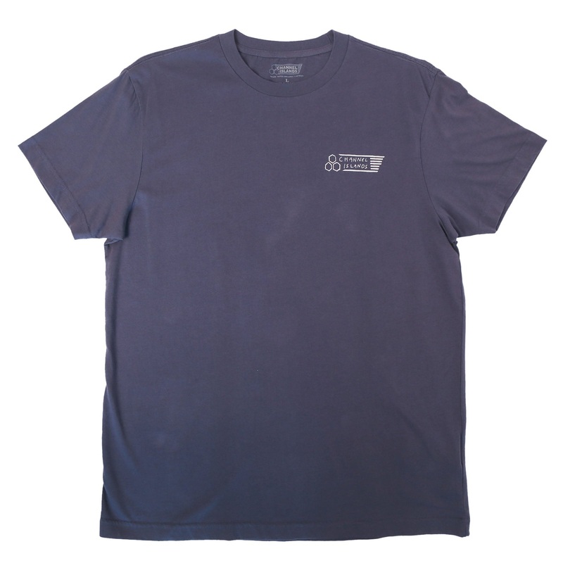 Channel Islands Bad Flag Men’s S/S T-Shirt – Washed Blue