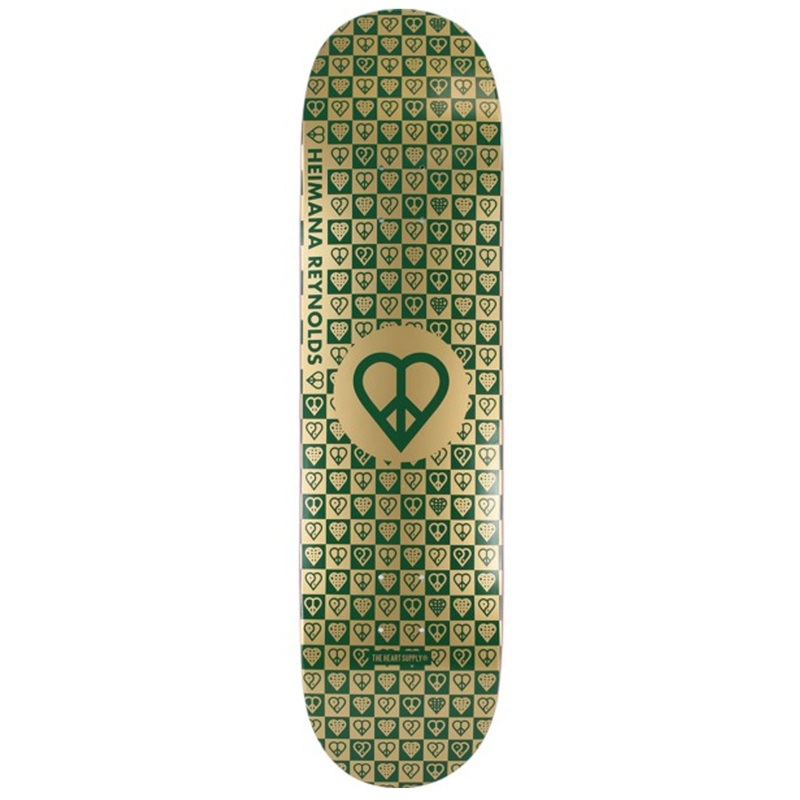 The Heart Supply Heimana Reynolds Trinity Gold 8.25″ Skateboard Deck