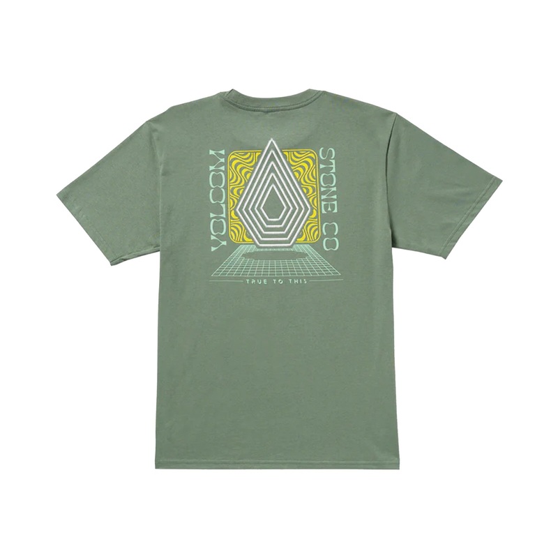 Volcom Plated Men’s S/S T-Shirt – Light Olive