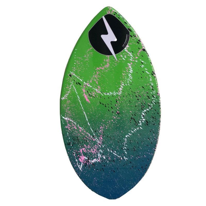 Zap 40″ Lazer Skimboard – Neon Green/Pink