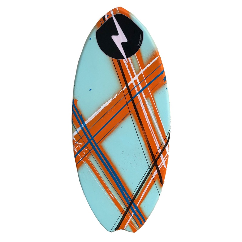 Zap Fish 47″ Skimboard – Mint/Orange