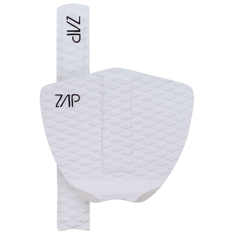 Zap Lazer Tail Pad + Skimboard Arch Bar Combo – White