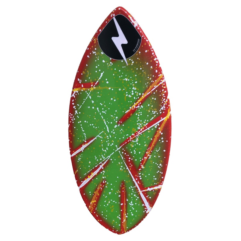 Zap Medium Wedge 45″ Skimboard – Red/Green