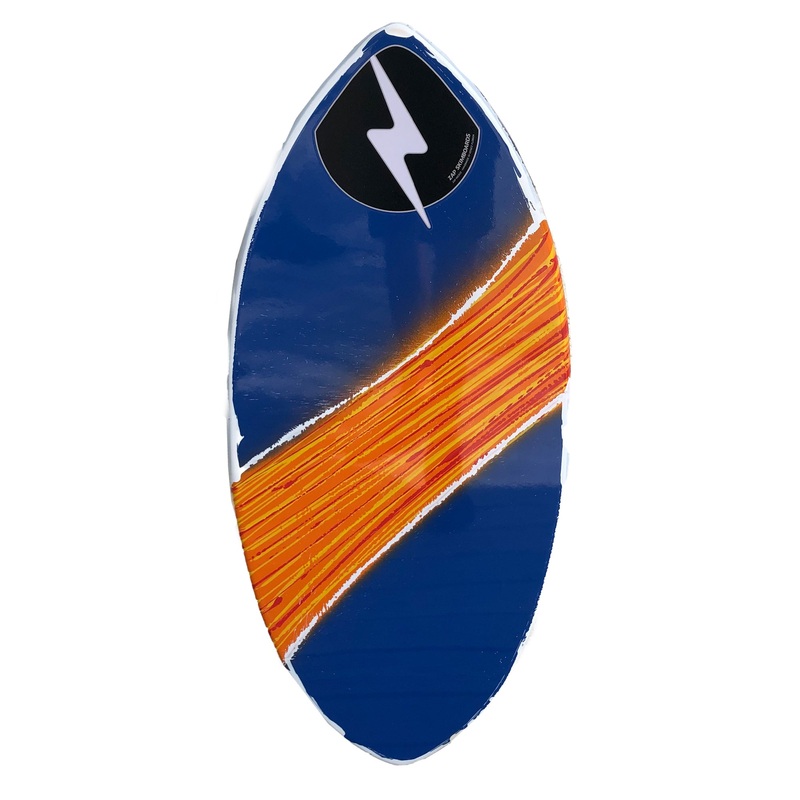 Zap Small Wedge 40″ Skimboard – Blue/Orange