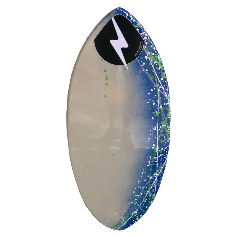 Zap Small Wedge 40″ Skimboard – White/Blue