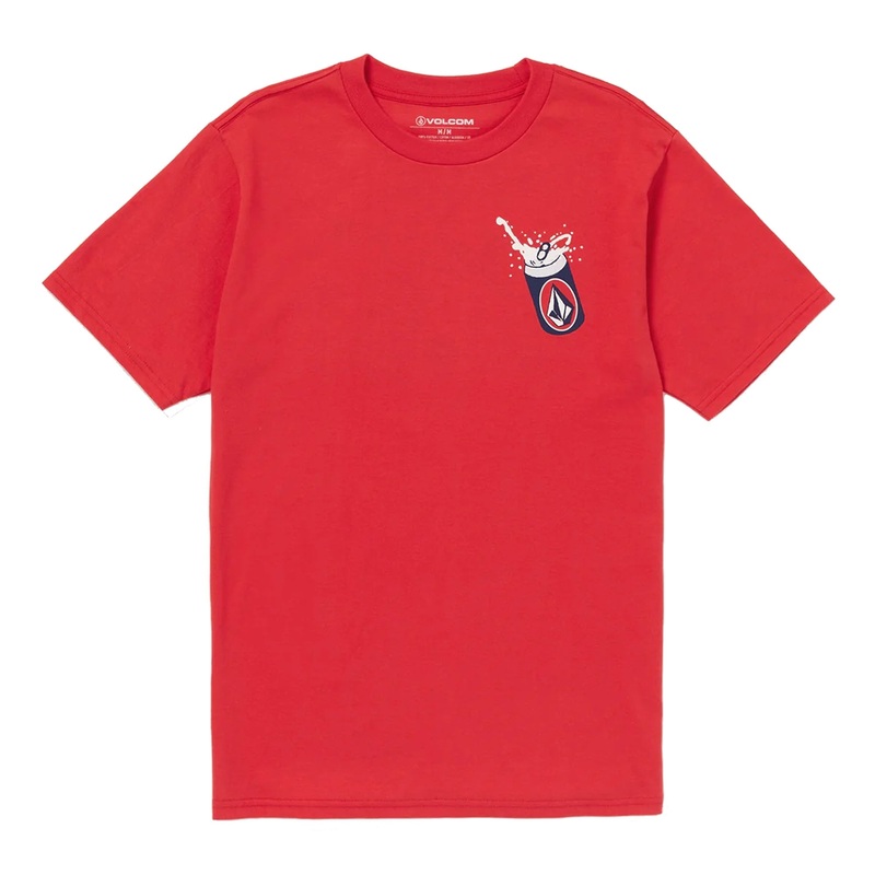 Volcom Ice Cold Stoke Men’s S/S T-Shirt – Red