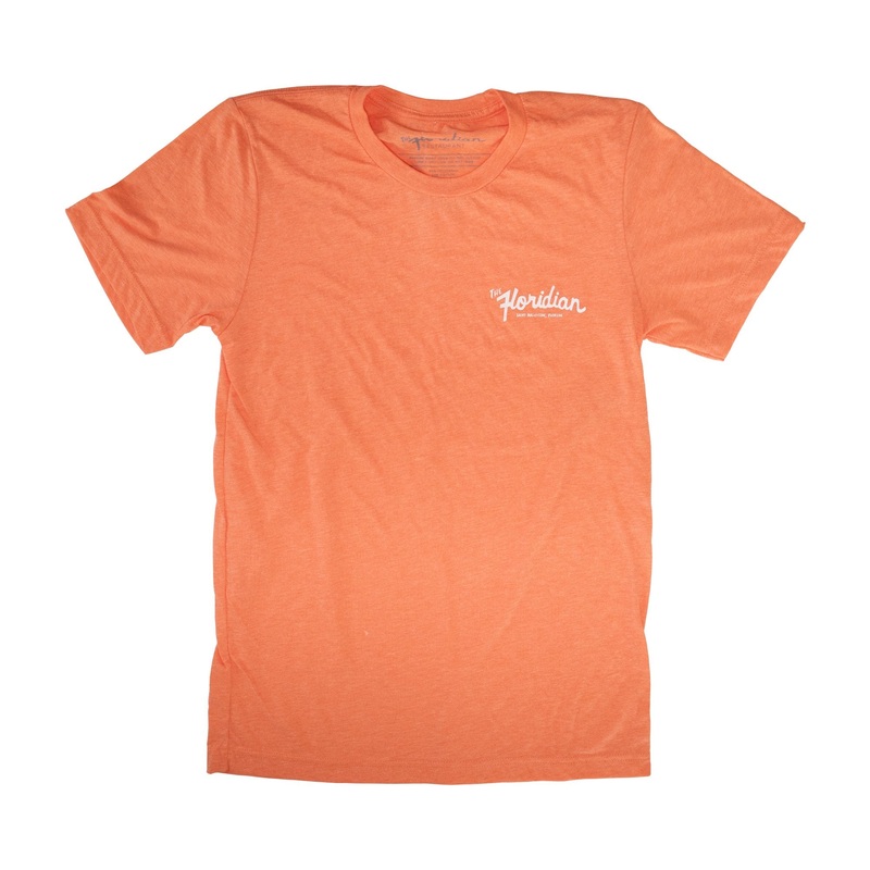Surf Station The Floridian Flying Gator Men’s S/S T-Shirt – Orange