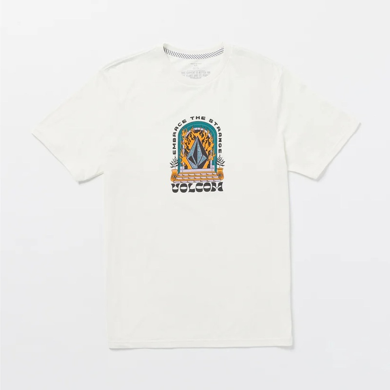 Volcom Sacred Stone Men’s S/S T-Shirt – Off White