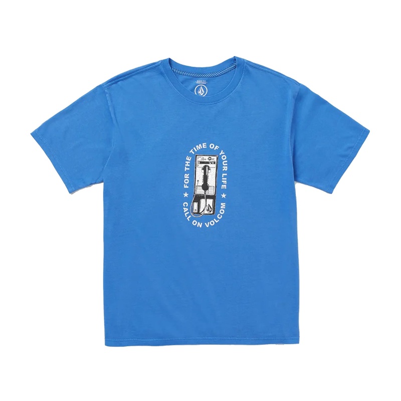 Volcom Time Of Your Life Men’s S/S T-Shirt – Blue