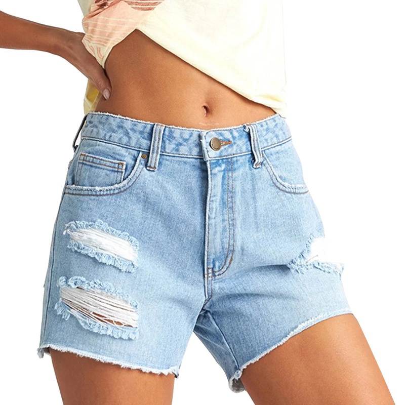 Billabong How Bout That Women’s Denim Shorts – Blue