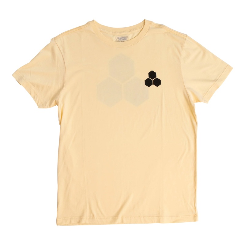 Channel Islands Solid Hex Men’s S/S T-Shirt – Tan