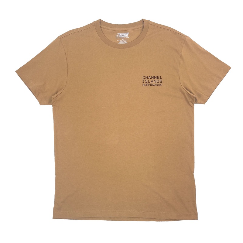 Channel Islands Spin Fin Men’s S/S T-Shirt – Desert