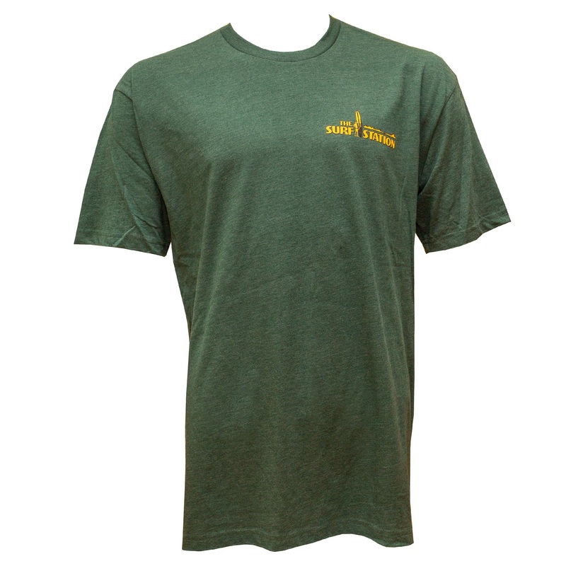 Surf Station x Richie D’Onofrio Big Set Men’s S/S T-Shirt – Forest Green