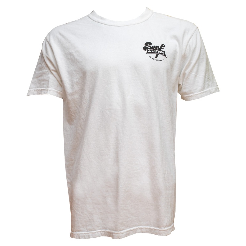 Surf Station x Stewart Maxcy Adventures Men’s S/S T-Shirt – White
