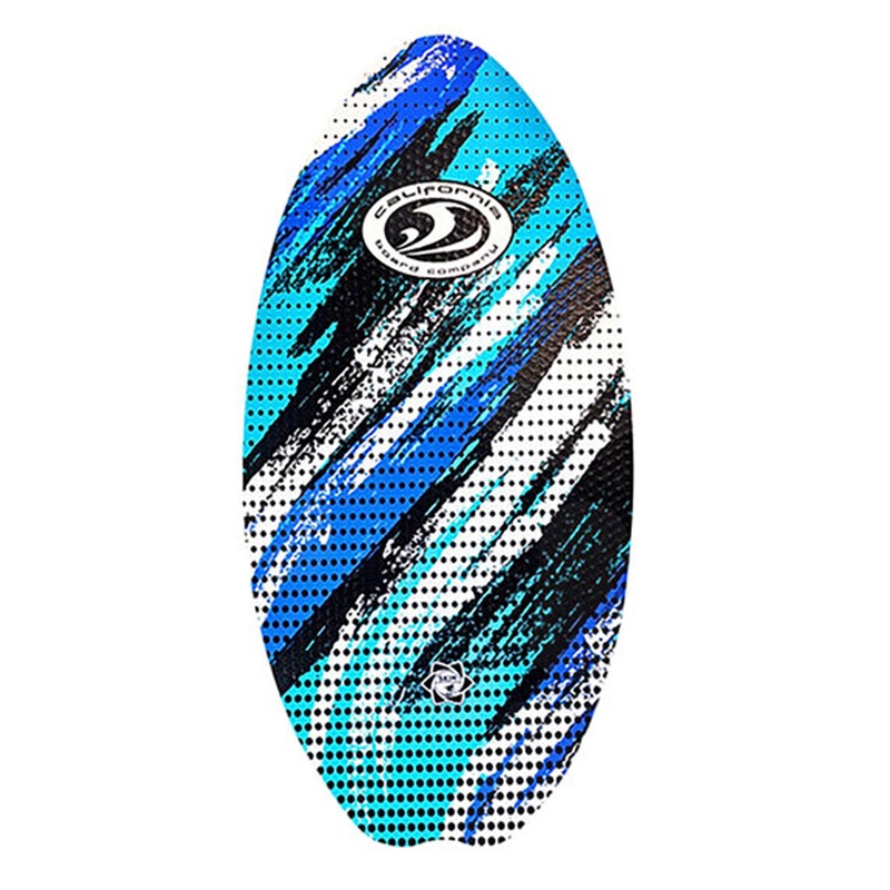 California Board Co. Foot Grabber 41″ Skimboard – Blue White Dots