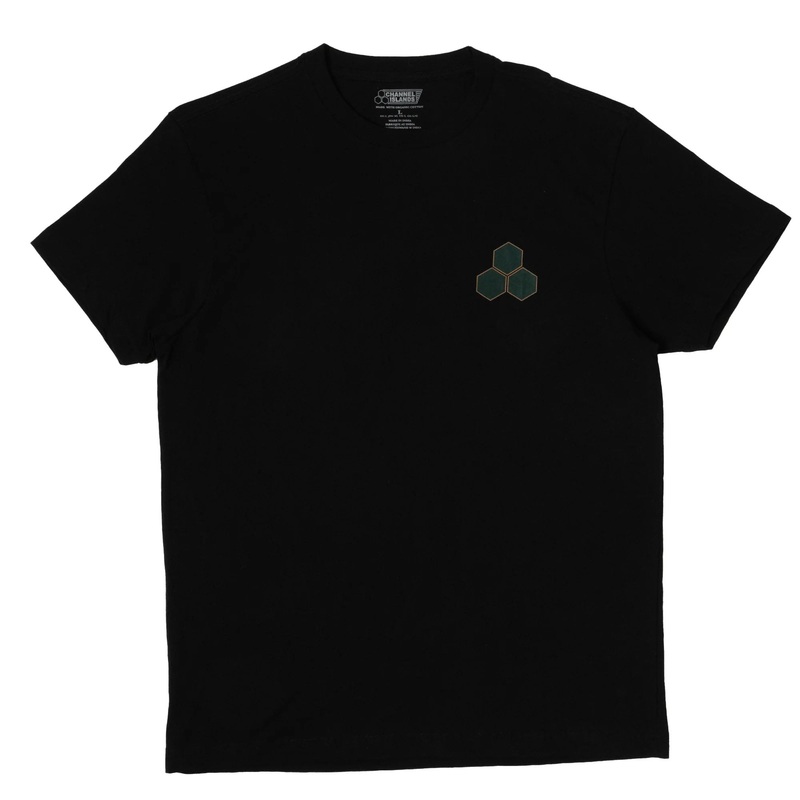 Channel Islands Two Tone Hex Men’s S/S T-Shirt – Black