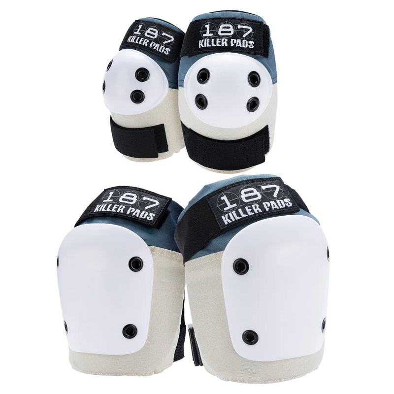 187 Killer Pads Knee/Elbow Pads Combo Pack – Stone/Khaki