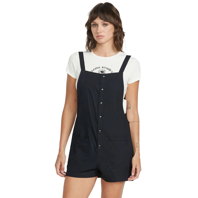 Volcom Stone Strut Women’s Romper – Black