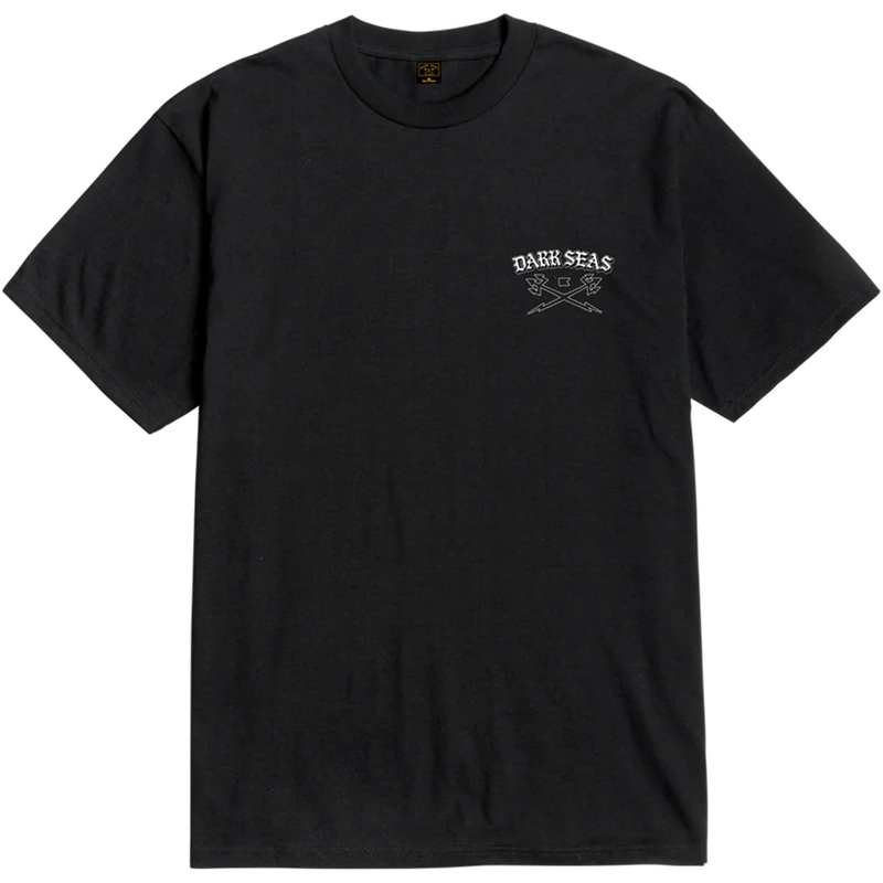 Dark Seas Aqualung Stock Men’s S/S T-Shirt – Black