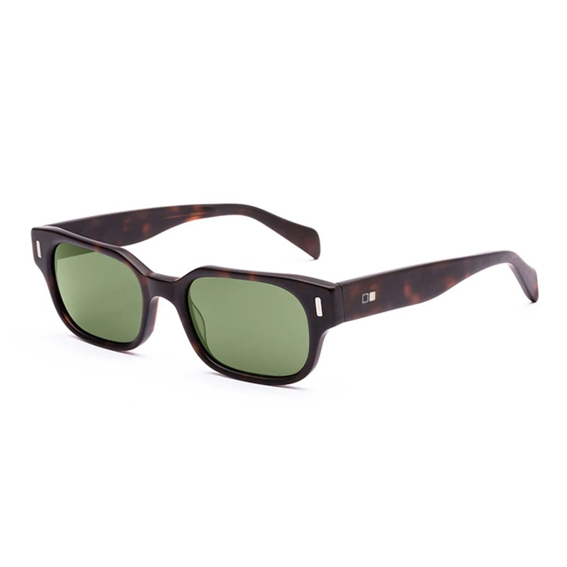 Otis Untitled Women’s Sunglasses – Eco Matte Hinton Tortoise /Green