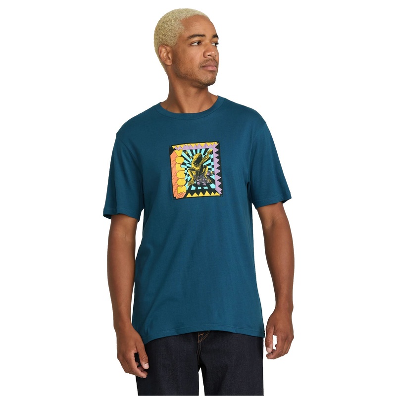 Volcom Doom Frog Men’s S/S T-Shirt – Deep Blue