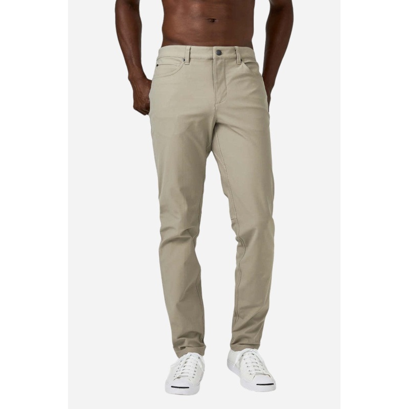 7 Diamonds Infinity 7-Pocket Pants in Taupe