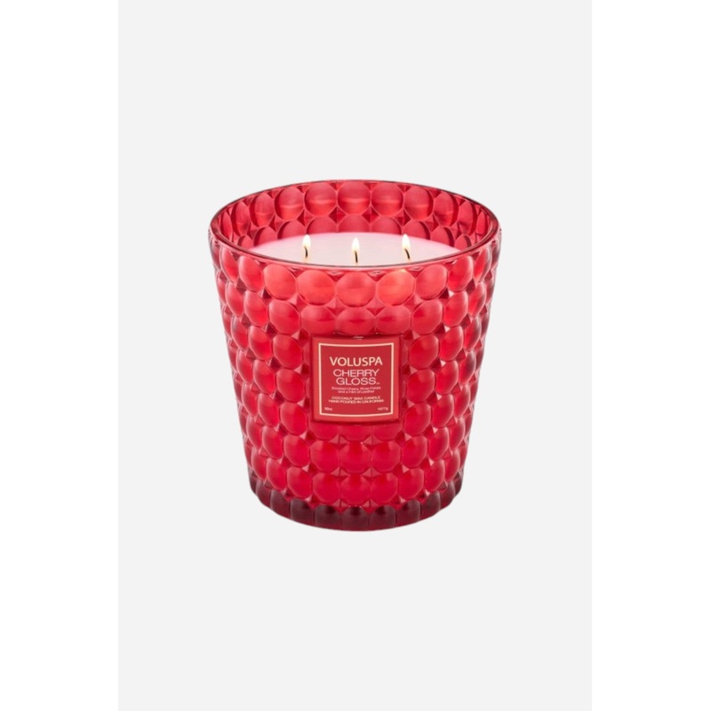 Voluspa Cherry Gloss 3 Wick Hearth Candle – 38 oz.