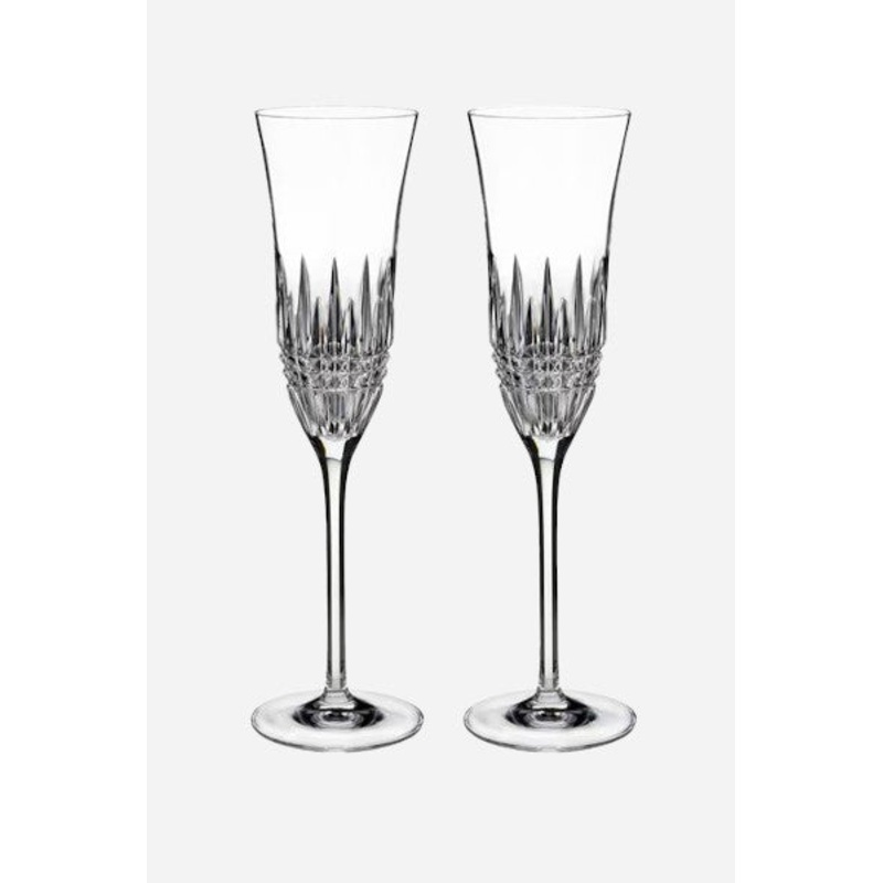 Waterford Lismore Diamond Essence Flutes – Set of 2