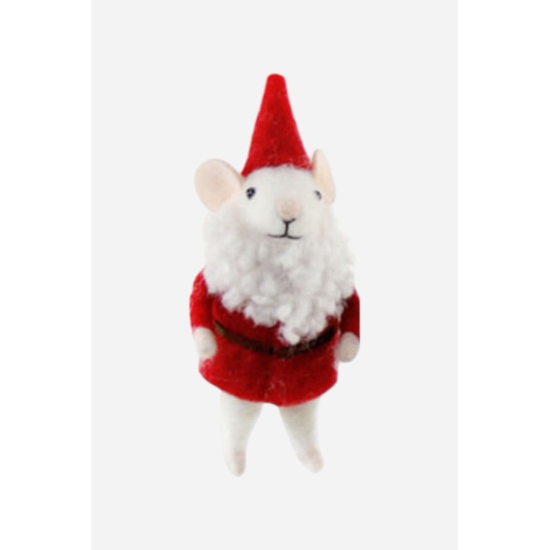 Santa Mr. Mouse Ornament