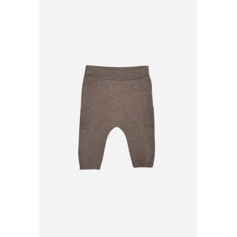 Viverano Baby Side Pocket Sweater Knit Pants in Cafe Latte