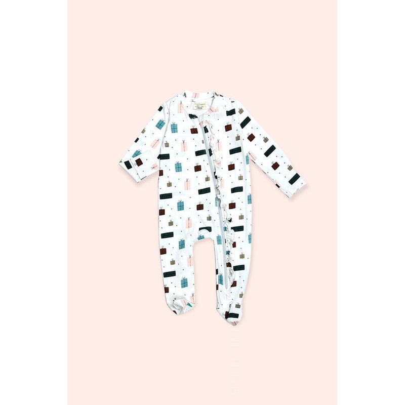 Viverano Presents Zipper Footie Baby Romper