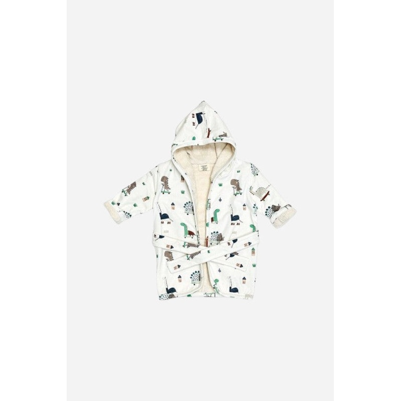 Viverano Skater Dino Hooded Baby Bath Robe