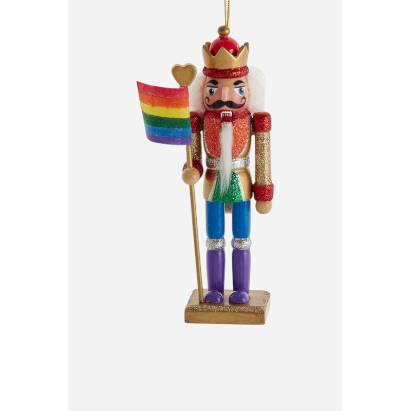 Kurt S. Adler Gay Pride Nutcracker Ornament