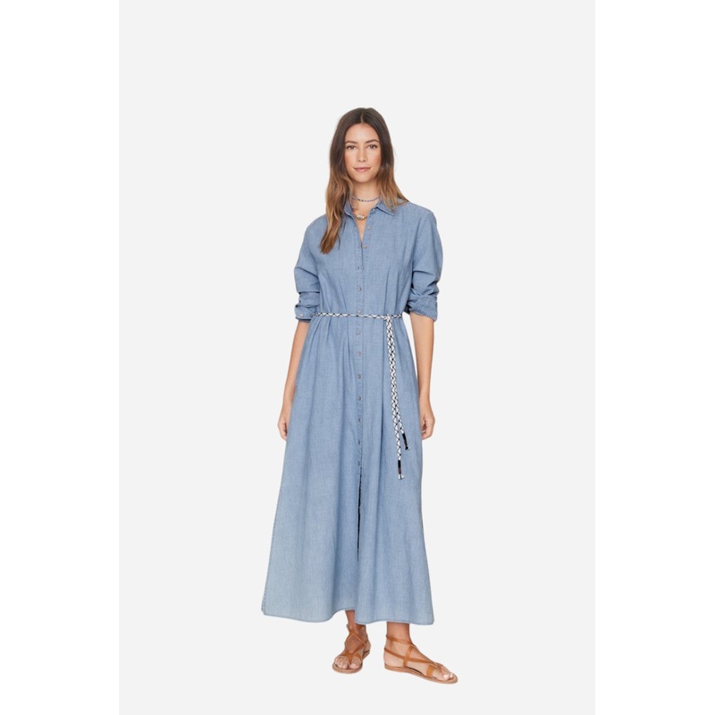 Xirena Bowen Maxi Dress in Dusty Blue